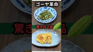 【驚愕】ゴーヤ全部食べ尽くす | ク セなし絶品レシピ2選　 #料理  #簡単レシピ  #おうちごはん